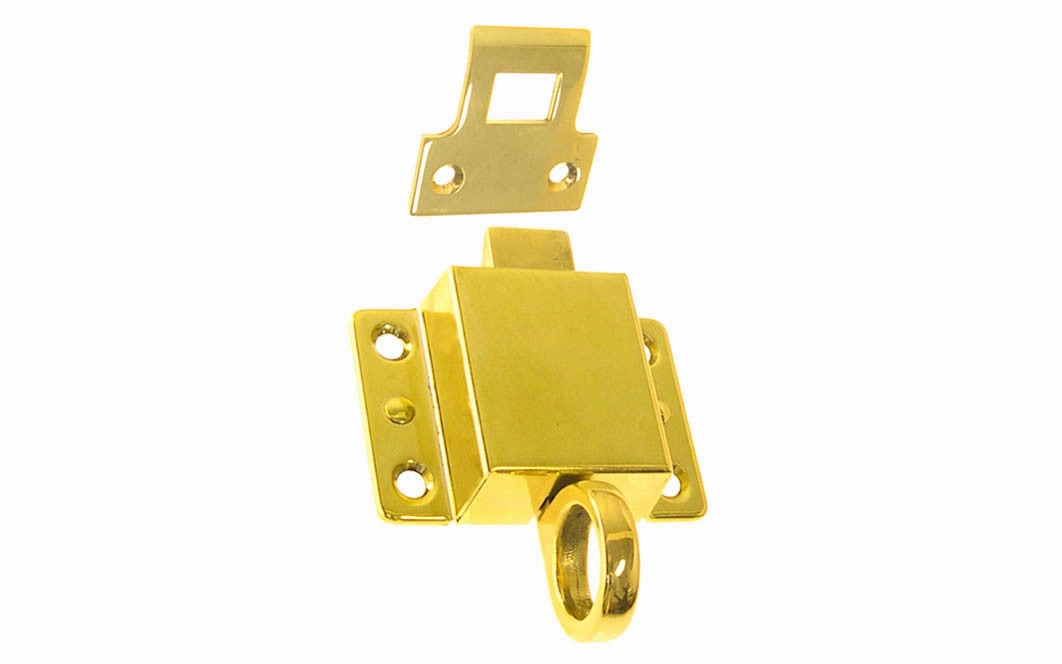 Solid Brass Transom Window Latch ~ Large Size