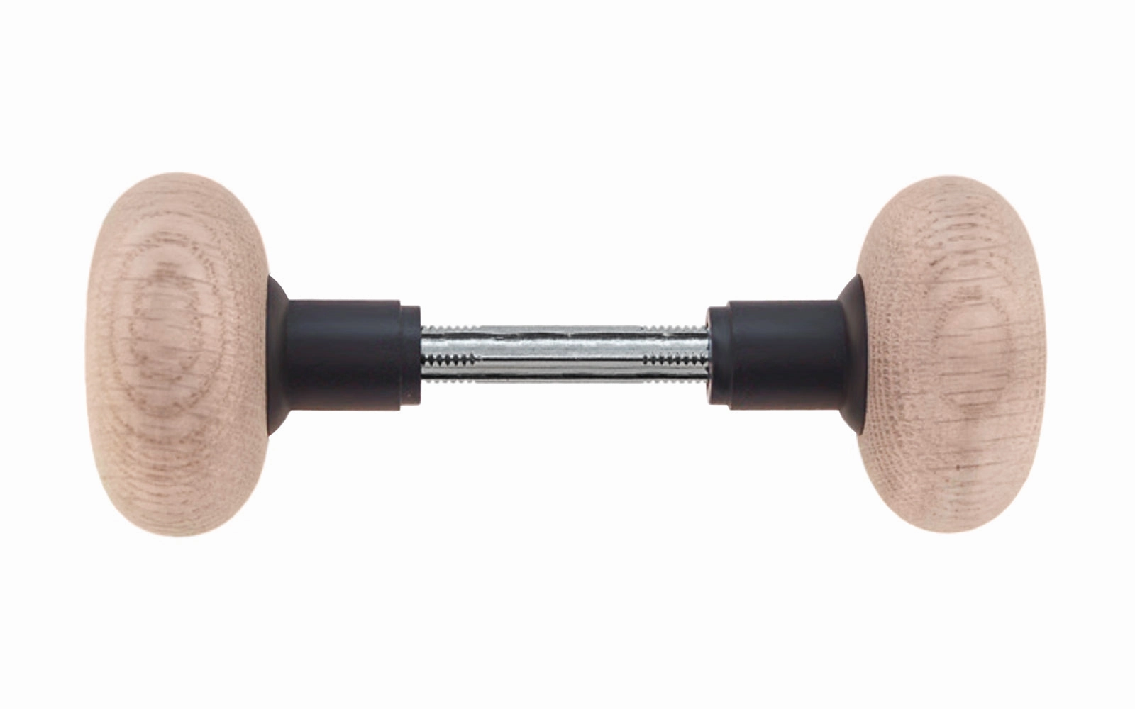 Solid Oak Wood Doorknob Set ~ Round Style