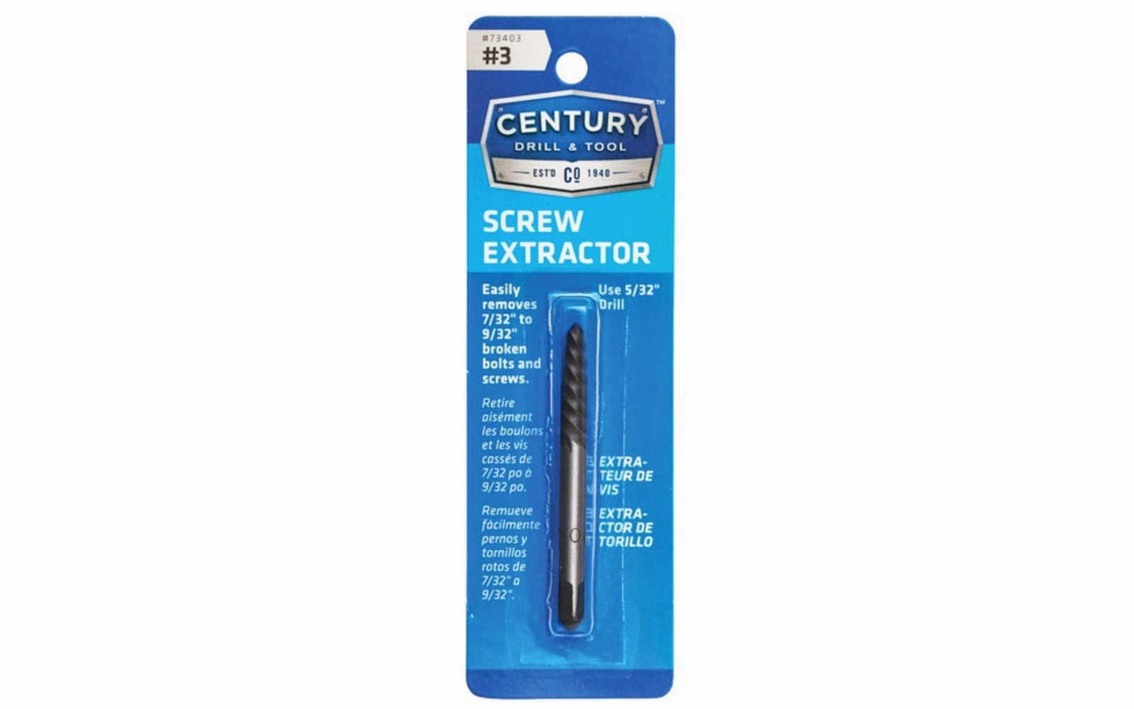 Spiral Flute Screw Extractor