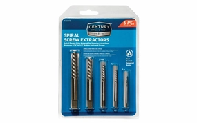 Spiral Flute Screw Extractors - 5 PC Set