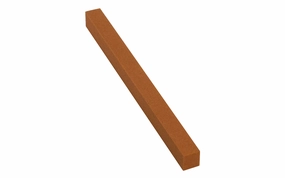 Square File Stone 4" x 1/4" - Made in USA