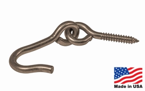Stainless Steel Hook & Screw Eye