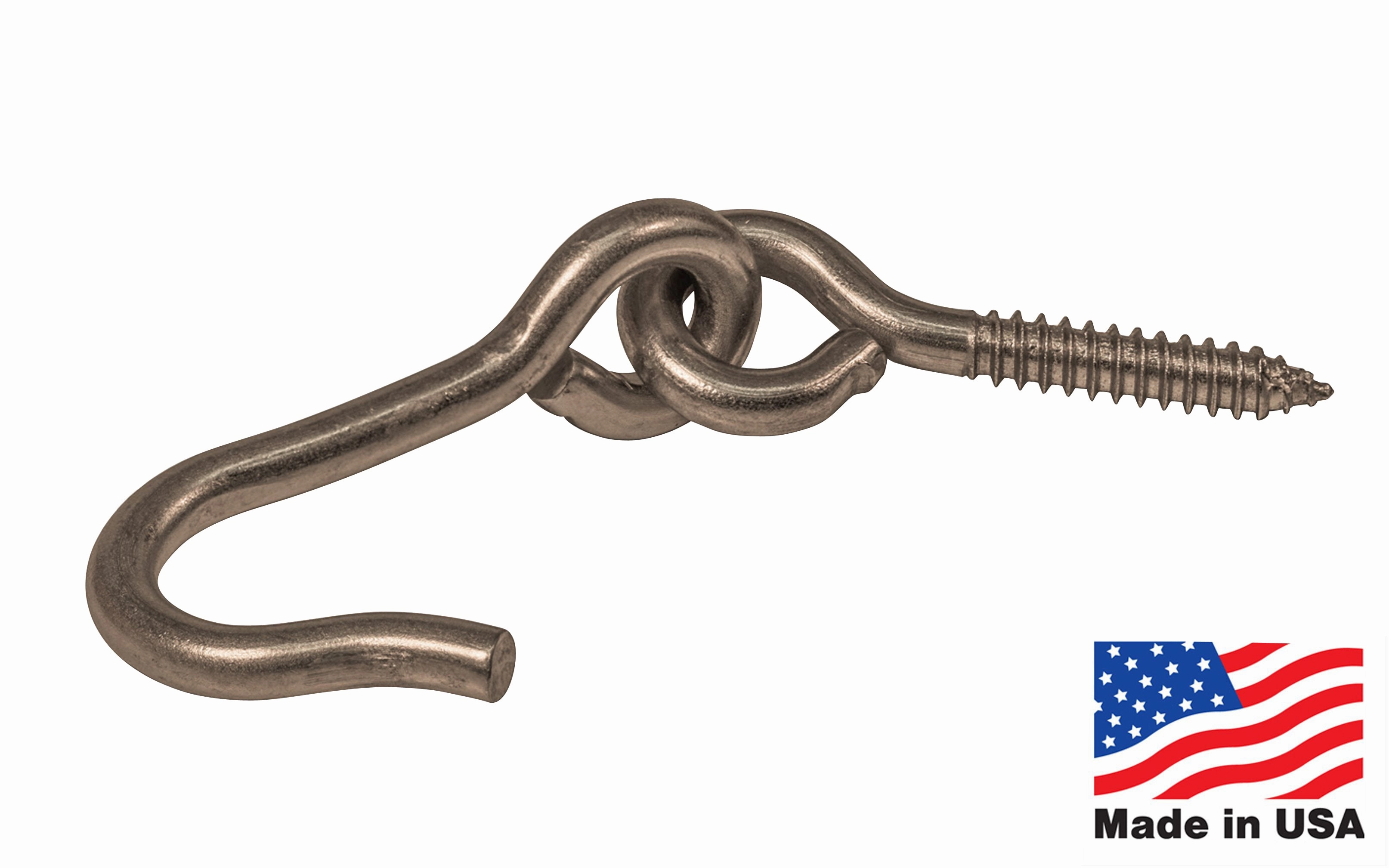 Stainless Steel Hook & Screw Eye
