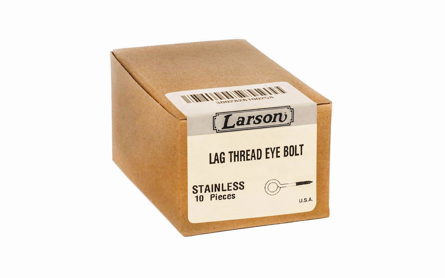 Stainless Steel Screw Eye ~ Lag Thread