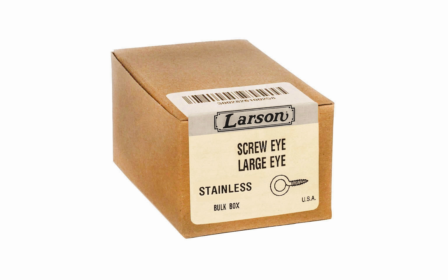 Stainless Steel Screw Eye ~ Large Eye