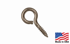 Stainless Steel Screw Eye ~ Large Eye