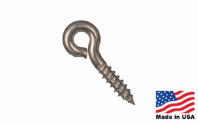 Stainless Steel Screw Eye ~ Small Eye