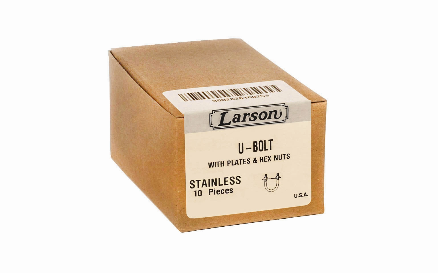 Stainless Steel U-Bolt ~ 3/8-16 Thread