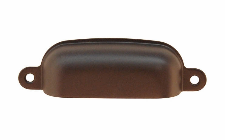 Stamped Brass Bin Pull ~ 3-1/4" On Centers
