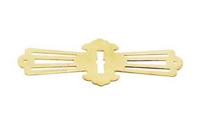 Stamped Brass Desk Keyhole