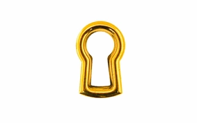 Stamped Brass Keyhole Insert
