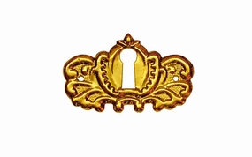 Stamped Brass Keyhole