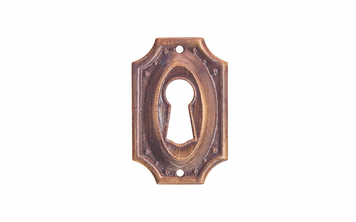 Stamped Brass Keyhole