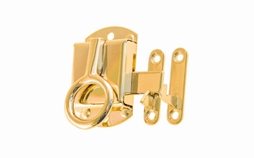 Stamped Brass Left-Handed Ring Latch
