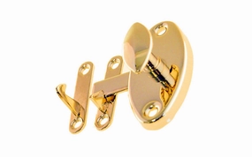Stamped Brass Oval Latch