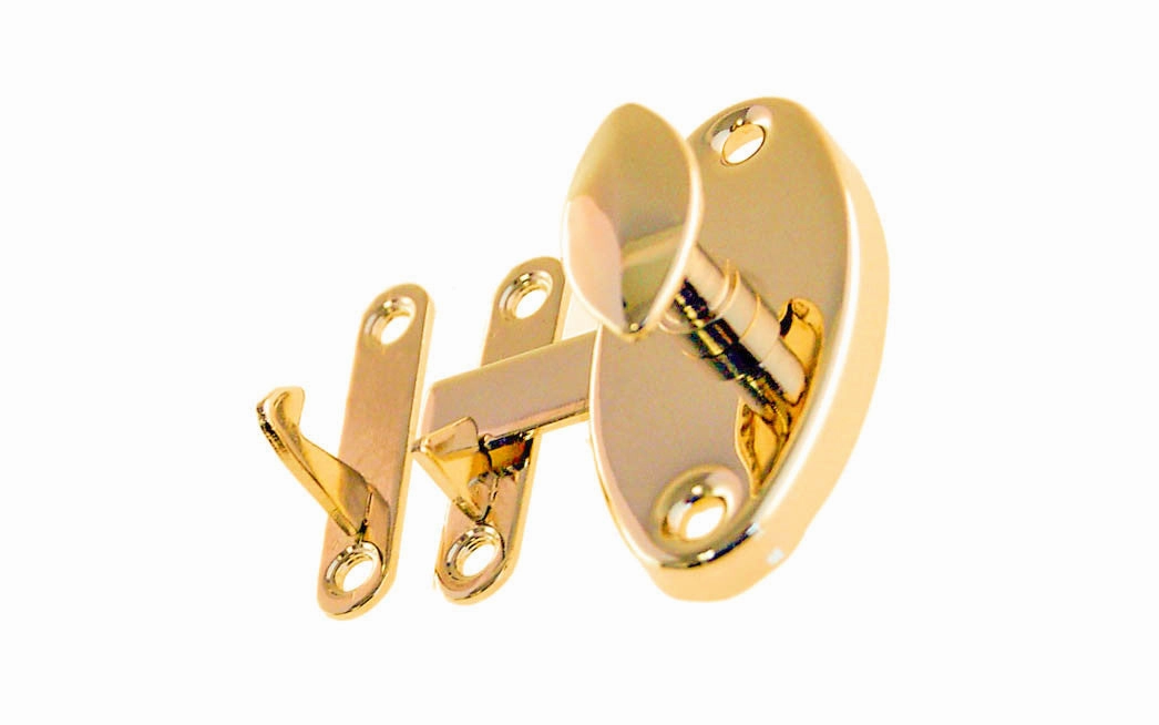 Stamped Brass Oval Latch