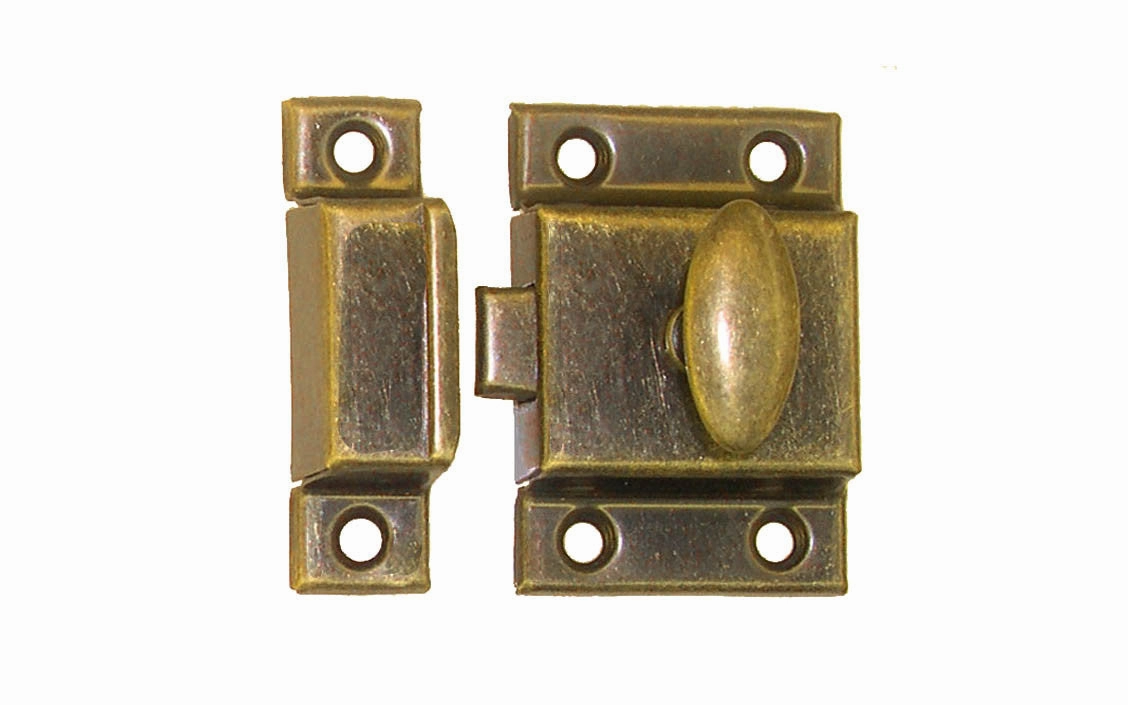 Stamped Steel Cabinet Latch ~ Large Size