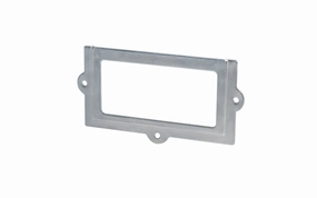 Stamped Steel Label Holder ~ 2-5/8" x 1-7/16"