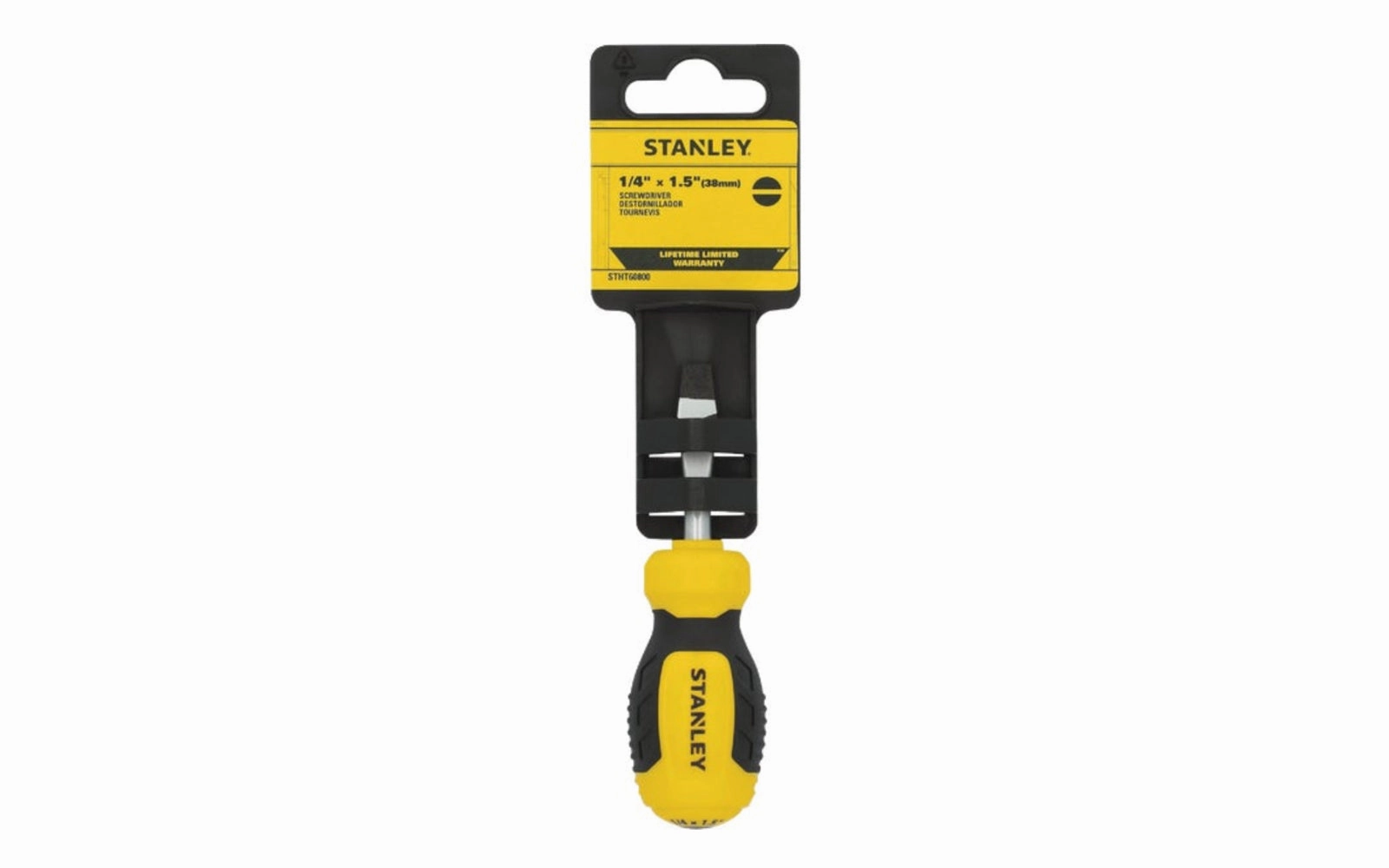 Stanley 1/4" Slotted Stubby Screwdriver
