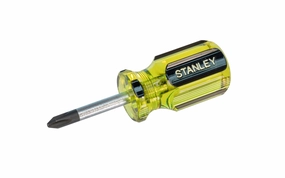 Stanley #2 Phillips Stubby Screwdriver - 1-1/2" Long Blade
