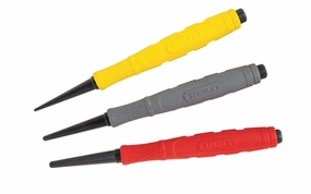 Stanley 3-Piece Nail Set With Cushion Grip