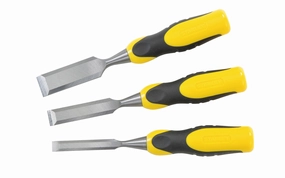 Stanley 3-Piece Wood Chisel Set ~ 1/2" - 3/4" - 1" Sizes