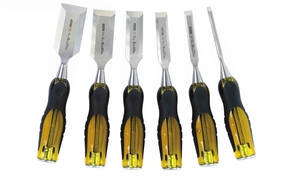 Stanley 6-Piece FatMax Wood Chisel Set ~ 1/4" - 1/2" - 3/4" - 1" - 1-1/4" - 1-1/2"