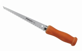 Stanley 6" Jab Saw / Drywall Saw with Wooden Handle ~ 15-206