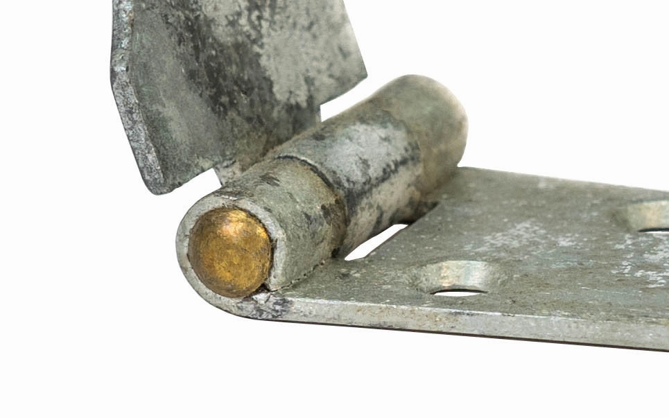 Stanley Galvanized 6" Hinge Hasp ~ Solid Brass Pin