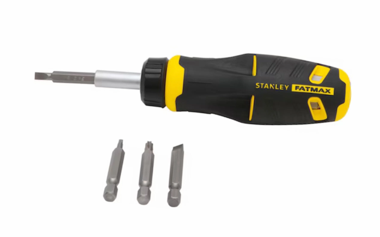 Stanley "Push-N-Pick" Multi-Bit Ratcheting Screwdriver