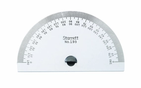 Starrett 193 Satin Chrome Protractor Head