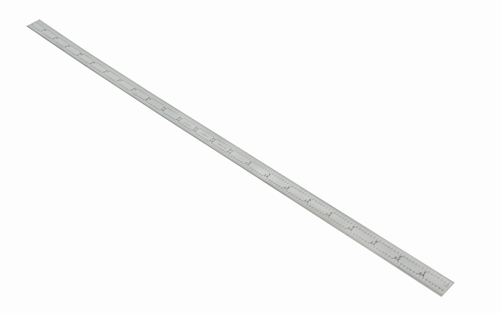 Starrett 24" Flexible Rule - 1/8", 1/16", 1/32", 1/64" Grads