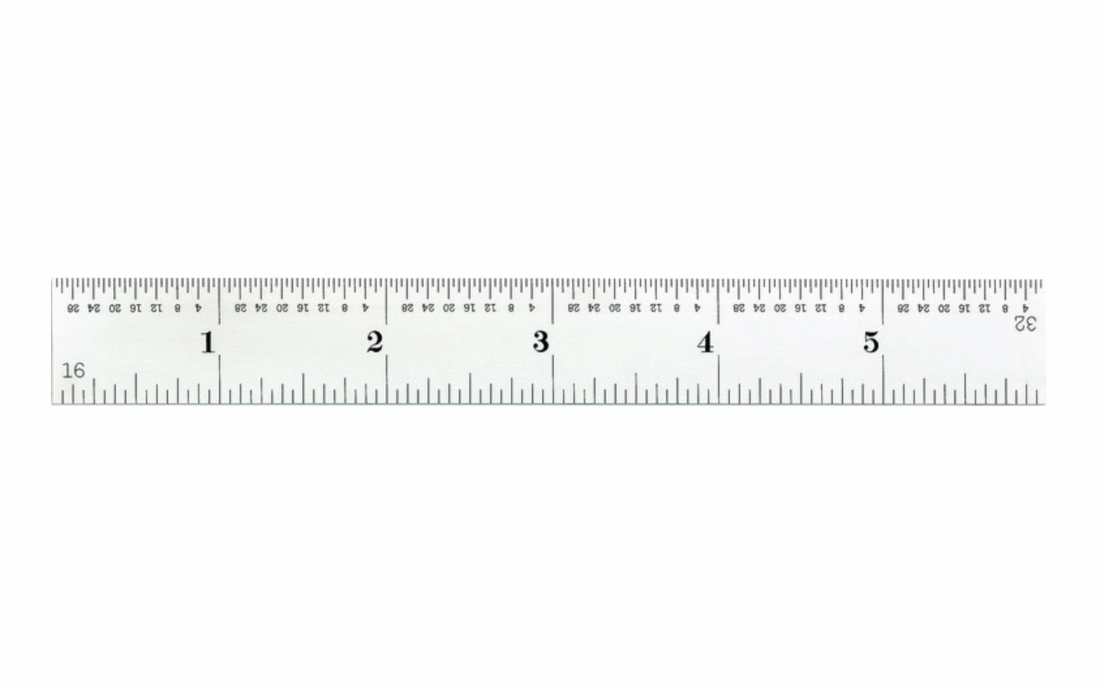 Starrett 6" Rule - 1/16", 1/32", 1/64", 1/100" Grads