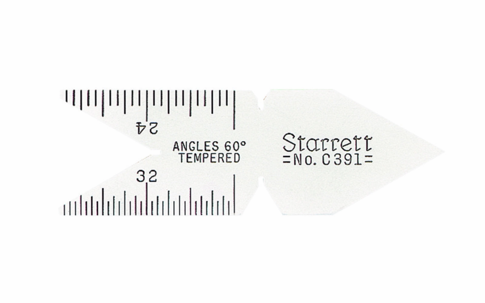 Starrett C391 Satin Chrome Center Gage
