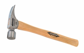Stiletto 14 oz Smooth Face Titanium Hammer with Magnetic Nail Starter - 18" Straight Handle ~ TI14SS