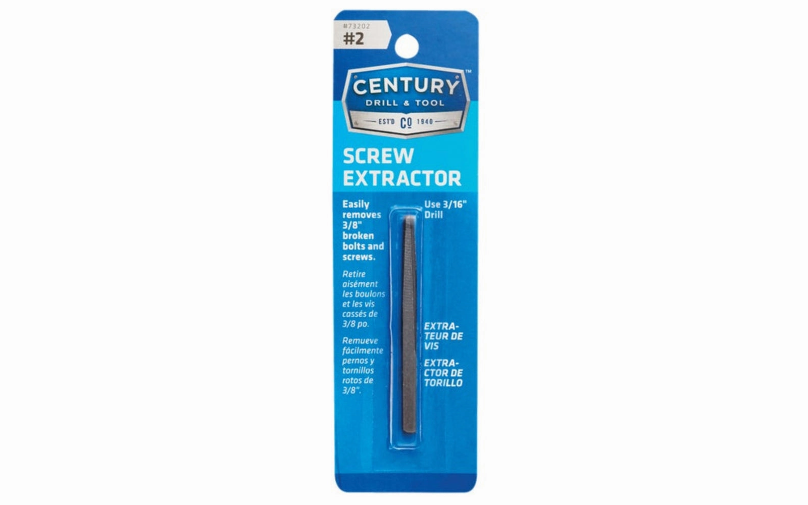 Straight Flute Screw Extractor