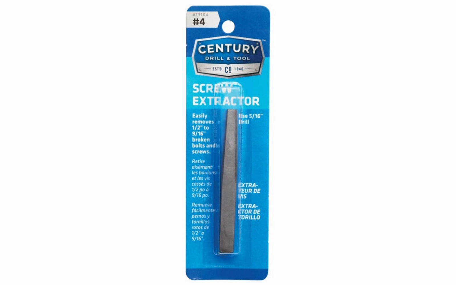 Straight Flute Screw Extractor