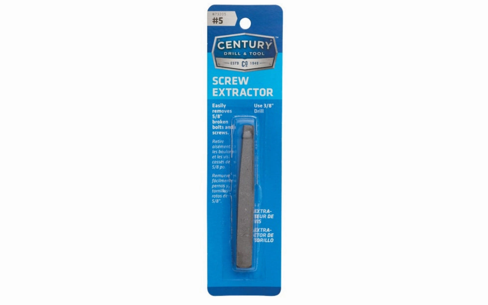Straight Flute Screw Extractor