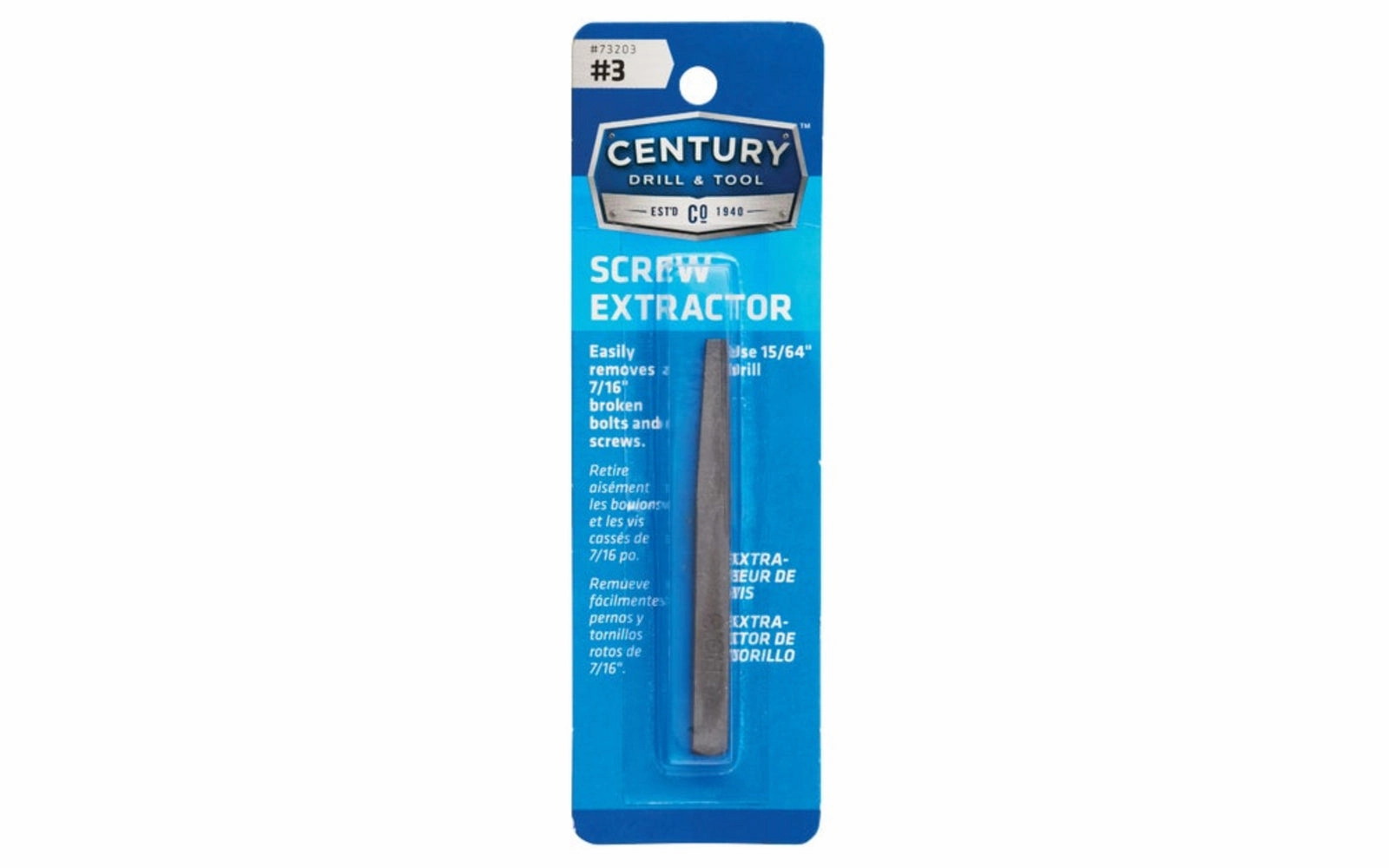 Straight Flute Screw Extractor