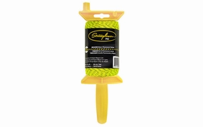 Stringliner Braided Bonded Mason Line Reel - Fluorescent Yellow / Black 500'