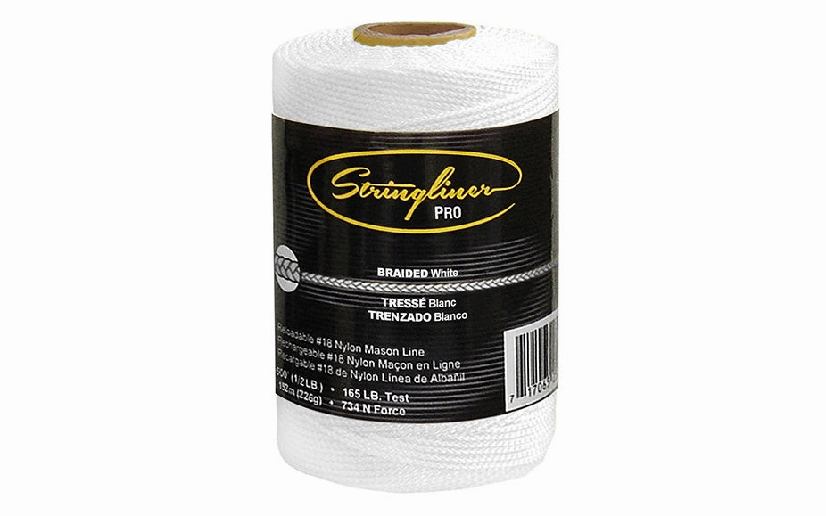 Stringliner Braided Mason Line - White