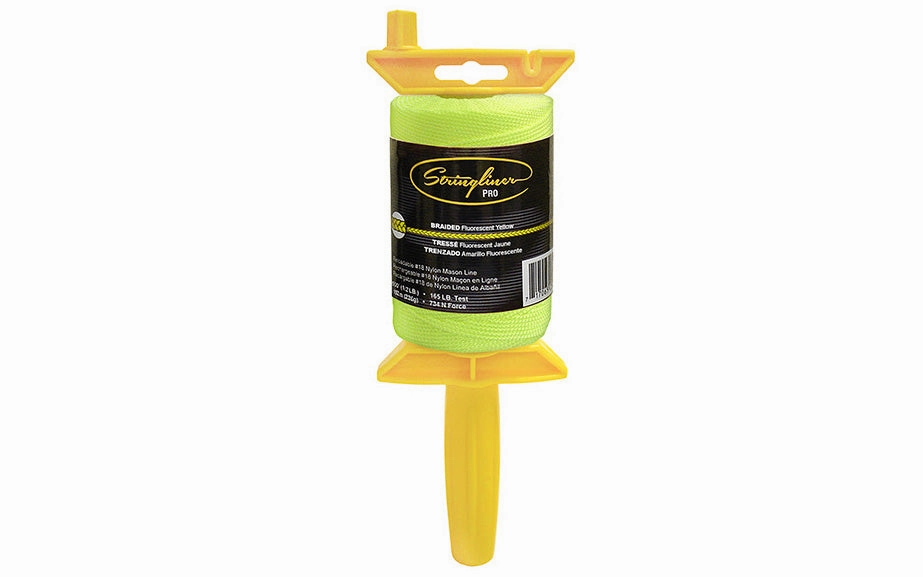 Stringliner Braided Mason Line Reel - Fluorescent Yellow