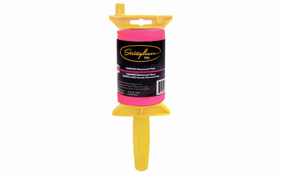 Stringliner Twisted Mason Line Reel - Fluorescent Pink