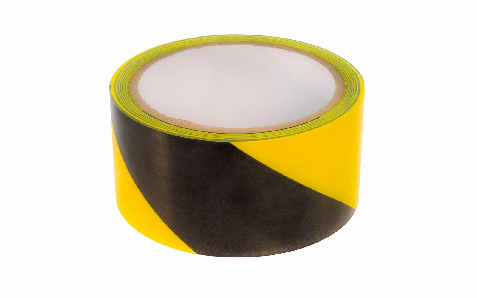 Swanson 2" x 54' Black / Yellow Safety Floor Tape