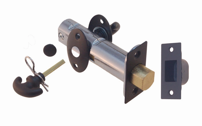 Thumbturn Deadbolt Latch With Emergency Slot Release