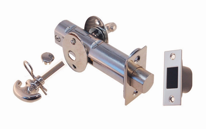 Thumbturn Deadbolt Latch With Emergency Slot Release