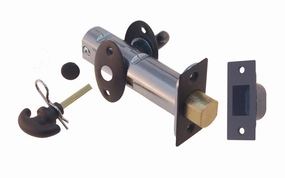 Thumbturn Deadbolt Latch With Emergency Slot Release