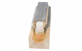 Tri-Hone Sharpening Kit Silicon Carbide & Soft/Hard Arkansas Stones ~ 6" x 1-5/8"