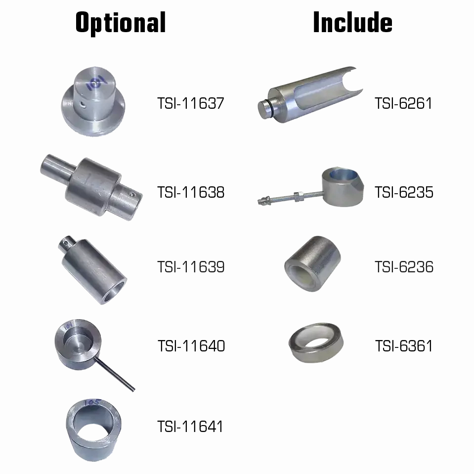 TSI 6346 Pakpress Kit, Portable Wheel Stud Remover and Installer