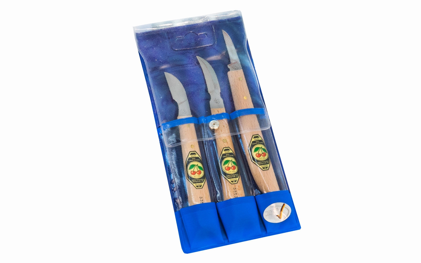 Two Cherries 3-Piece Chip Carving Knife Set